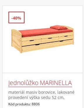 Jednolůžko MARINELLA