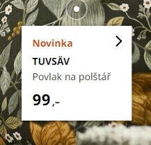 TUVSÄV Povlak na polštář