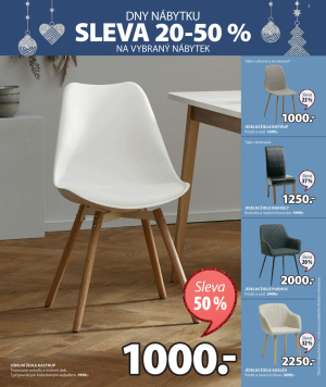 akční leták Jysk 2.11.2022-27.11.2022