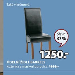JÍDELNÍ ŽIDLE BAKKELY