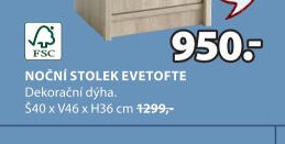 NOČNÍ STOLEK EVETOFTE