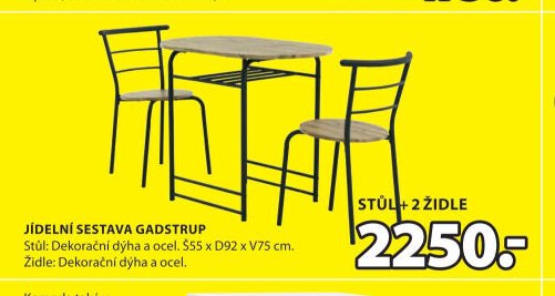 JÍDELNÍ SESTAVA GADSTRUP