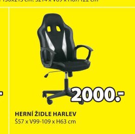 HERNÍ ŽIDLE HARLEV