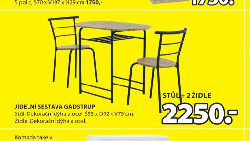 JÍDELNÍ SESTAVA GADSTRUP