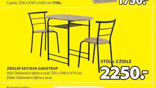 JÍDELNÍ SESTAVA GADSTRUP