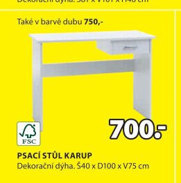 PSACÍ STŮL KARUP