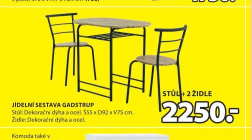 JÍDELNÍ SESTAVA GADSTRUP