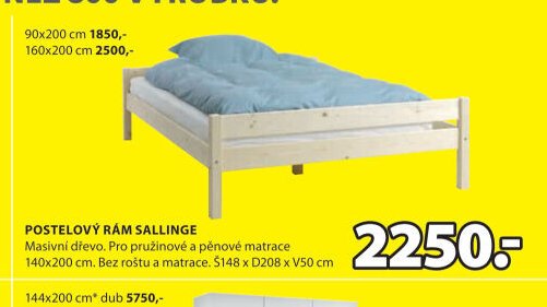 POSTELOVÝ RÁM SALLINGE