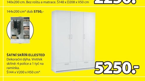 ŠATNÍ SKŘÍŇ ELLESTED
