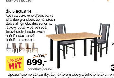 Židle BOLS 14