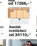 3sedák rozkládací