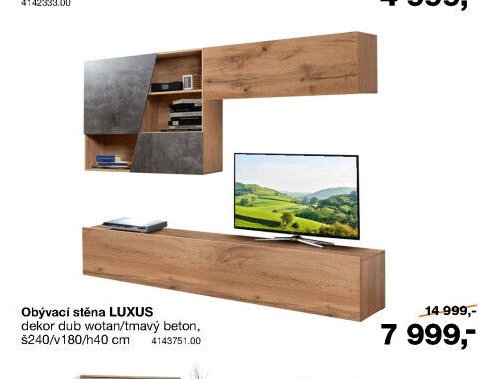 Obývací stěna LUXUS