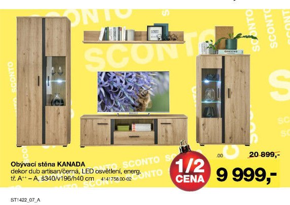 Obývací stěna KANADA