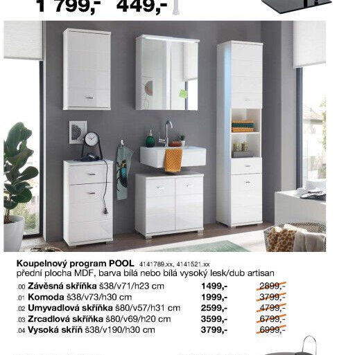 Koupelnový program POOL