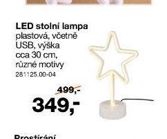 LED stolní lampa
