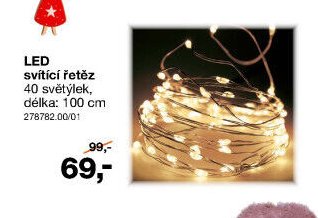 LED svítící řetěz