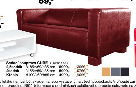 Sedací souprava CUBE