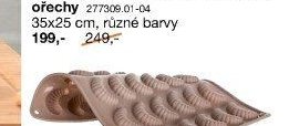 Silikonová forma na rohlíčky nebo ořechy 35x25 cm
