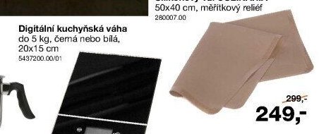 Digitální kuchyňská váha