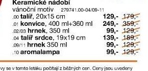 Keramické nádobí vánoční motiv