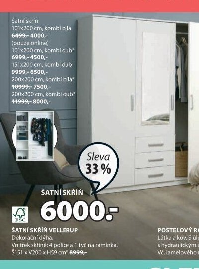 ŠATNÍ SKŘÍŇ VELLERUP