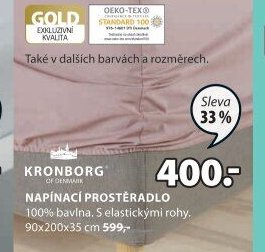 KRONBORG NAPÍNACÍ PROSTĚRADLO