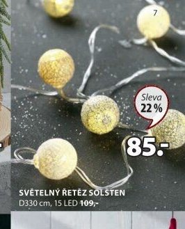 SVĚTELNÝ ŘETĚZ SOLSTEN