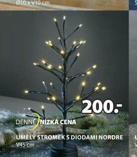 UMĚLÝ STROMEK S DIODAMI NORDRE