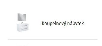 Koupelnový nábytek