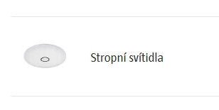 Stropní svítidla