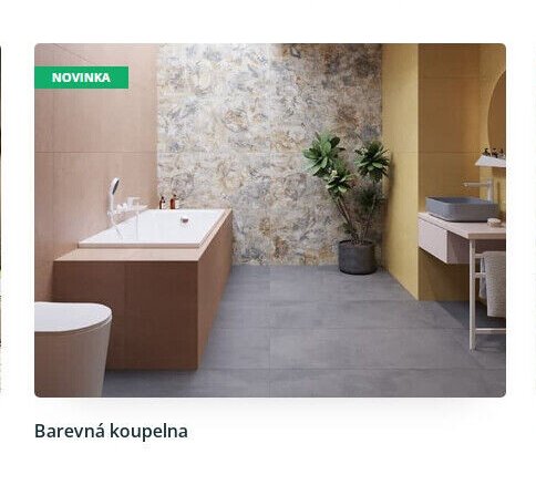 Barevná koupelna