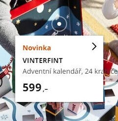 VINTERFINT Adventní kalendář, 24 krabiček