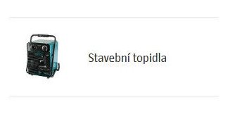 Stavební topidla