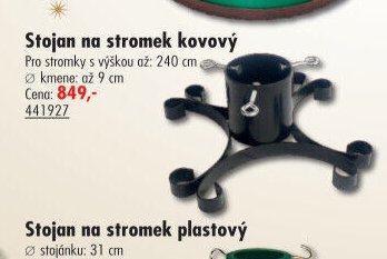 Stojan na stromek kovový