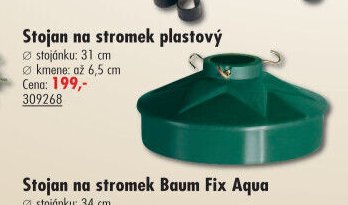 Stojan na stromek plastový