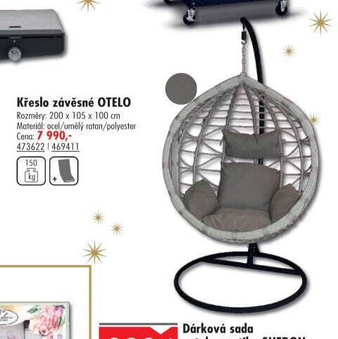 Křeslo závěsné OTELO