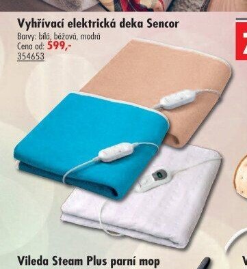 Vyhřívací elektrická deka Sencor