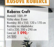 Koberec Craft