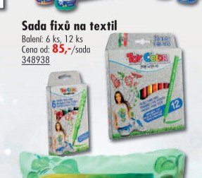 Sada fixů na textil