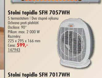 Stolní topidlo SFH 7057WH