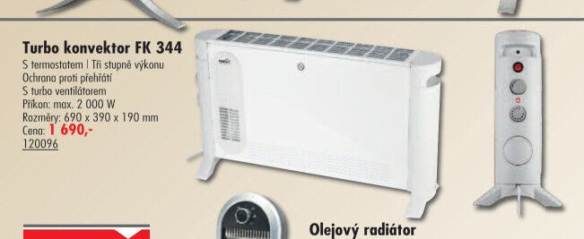Turbo konvektor FK 344