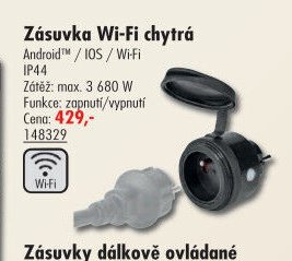 Zásuvka Wi-Fi chytrá