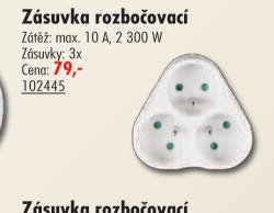 Zásuvka rozbočovací