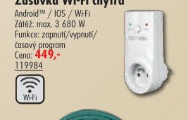 Zásuvka Wi-Fi chytrá