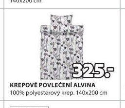 KREPOVÉ POVLEČENÍ ALVINA