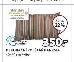 DEKORAČNÍ POLŠTÁŘ BANKSIA