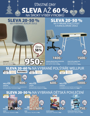 akční leták Jysk 7.12.2022-26.12.2022