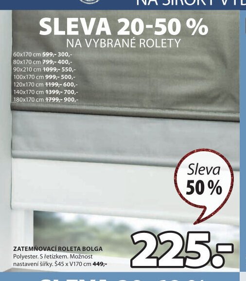 ZATEMŇOVACÍ ROLETA BOLGA