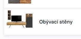 Obývací stěny