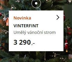 VINTERFINT Umělý vánoční strom